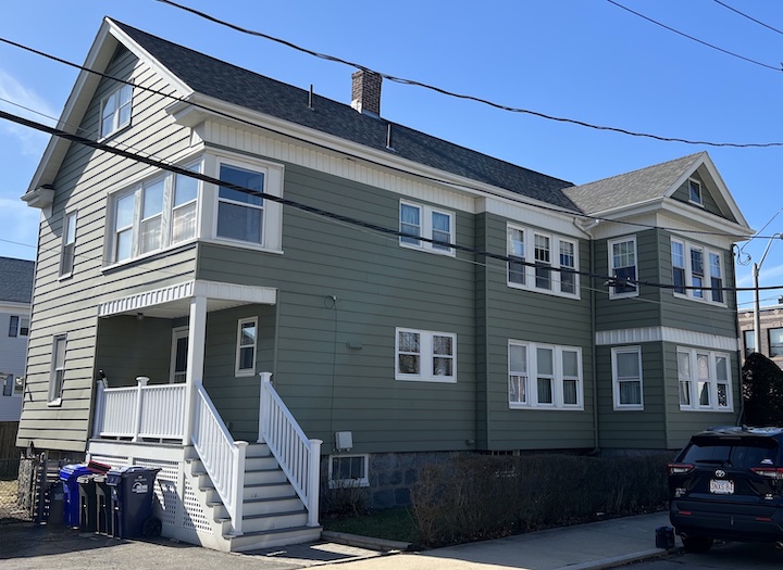 House with new roof & chimney
